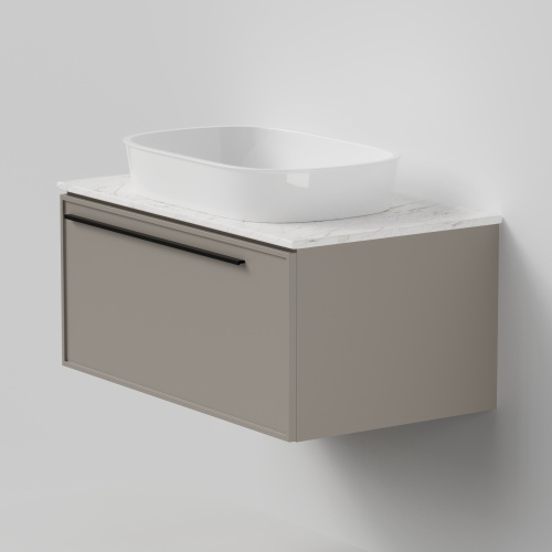 Тумба со столешницей La Fenice ELBA NFNC-01-ELB-C-80-3-GG 80х62х49 подвесная цвет бежевый