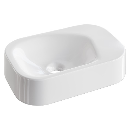 Раковина из искусственного камня Armadi Art Colibri 902-W 32х48 накладная цвет белый 1 отверстие под смеситель