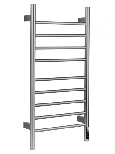 Полотенцесушитель электрический Wonzon & Woghand Bonn WW-AL409-BR 45х90 никель