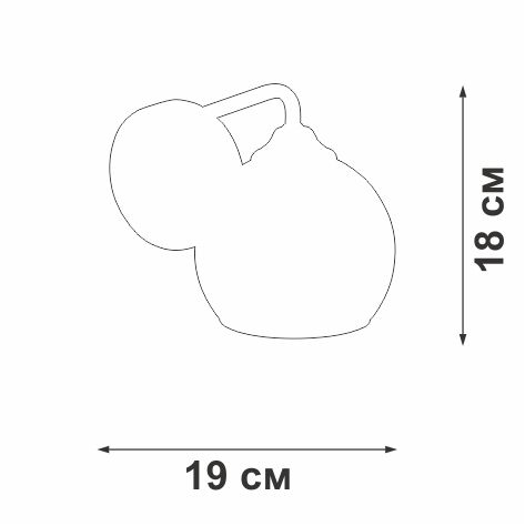 Бра Vitaluce V3096-9/1A - фото 5