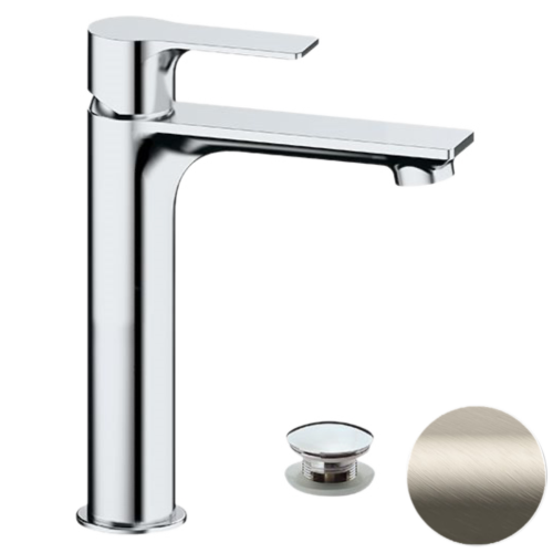 Смеситель Remer Energy EY10ACCXV на раковину нержавеющая сталь