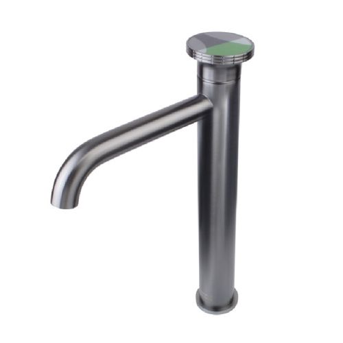 Смеситель Bronze de Luxe OMG! 9008GM-G на раковину серый