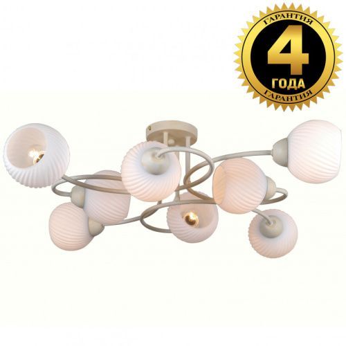 Люстра на штанге Natali Kovaltseva 81400 81400/8C BEIGE GOLD