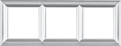 Рамка трехместная Jung Eco Profi Deco (Ецо Профи Децо) EPD483AL
