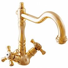 Смеситель RavSlezak MORAVA RETRO MK321.5/8Z на раковину золото