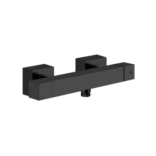 Смеситель для душа Gessi Rettangolo K 19431#299 настенный черный с термостатом