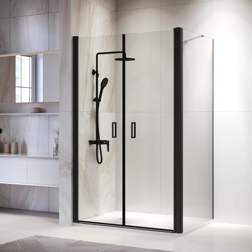 Душевой уголок RGW Passage 060814429-14 120х90 стекло прозрачное профиль черный без поддона