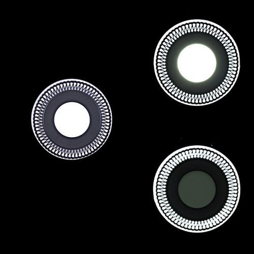 Светильник встраиваемый Reluce 63903-9.0-001RD LED3+3W BK