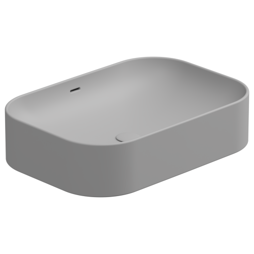 Раковина GSG Ceramic Design Easy 60см EALAVTP60033 накладная цвет серый