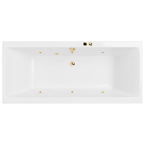 Ванна акриловая гидромассажная Excellent PRYZMAT WAEX.PRY16.SOFT.GL 160х75 пристенная прямоугольная с каркасом