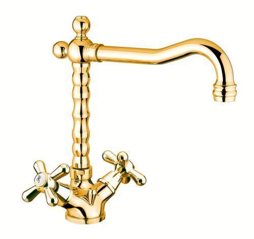 Смеситель Webert Armony AM700302010 на раковину золото