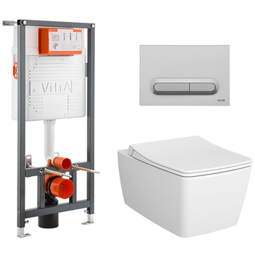 Комплект унитаз с инсталляцией Vitra Metropole 9820B003-7201