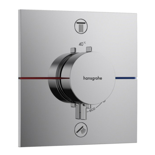 Смеситель для душа Hansgrohe ShowerSelect 15572000 встраиваемый в стену хром с термостатом