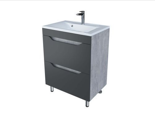 Тумба под раковину Stella Polar Абигель SP-00001131 65х45х85 цвет серый