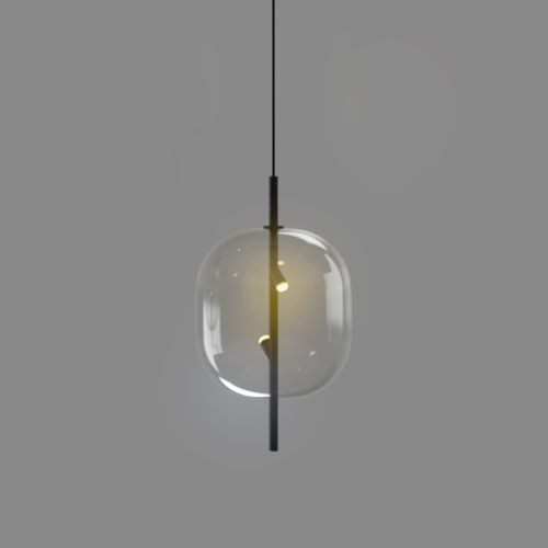 Светильник подвесной Delight Collection 10018P/1 black/clear