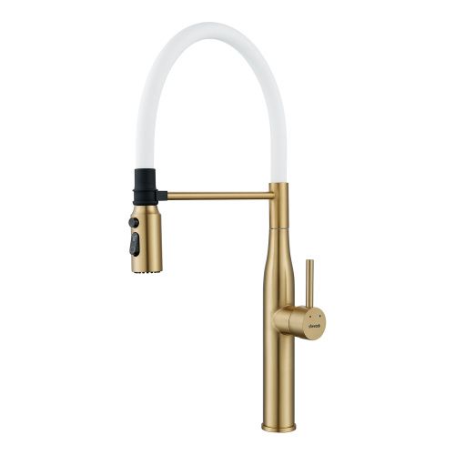 Смеситель для кухни Shevanik S123G-1 на мойку золото