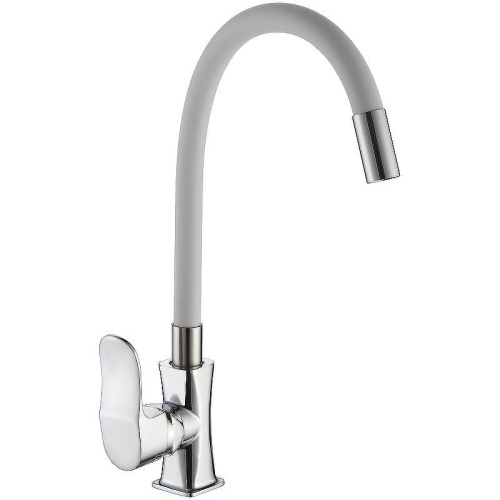 Смеситель для кухни D-Lin D155318-2 на мойку хром/серый