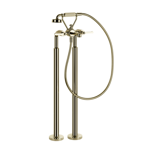 Смеситель для ванны Gessi Venti20 65128#710 напольный латунь (внешняя часть)