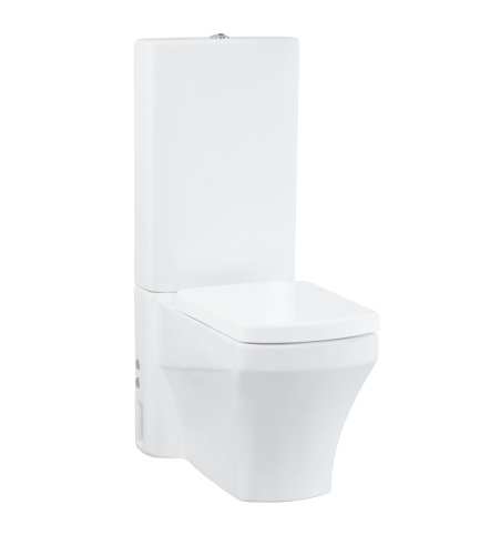 Чаша унитаза напольная Creavit Sorti SR310-00CB00E-0000 цвет белый без бачка с сиденьем микролифт душевой смыв