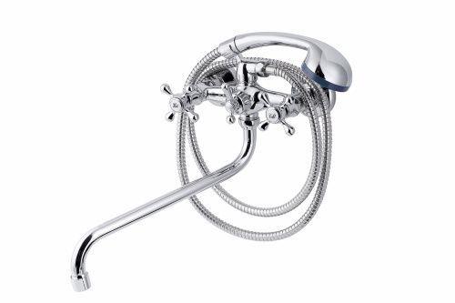 Cмеситель для ванны и душа TSARSBERG TSB-111-79 настенный хром