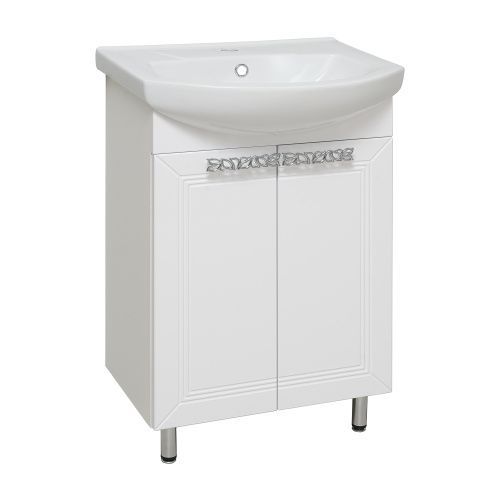 Тумба под раковину Runo МОНРО 00-00000457 50х30 напольная цвет белый