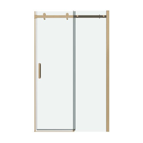 Душевая дверь Grossman Classic 100.K33.04.160.32.00 160x195 стекло прозрачное профиль золото сатин