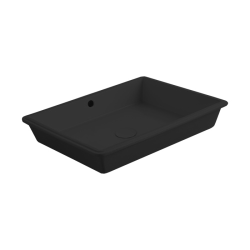 Раковина Simas Top e lavabi d'Arredo 56 см S60 nero matt встраиваемая цвет черный матовый