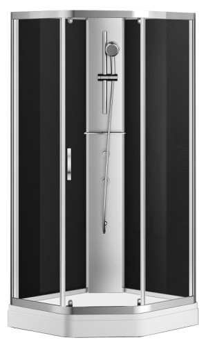 Душевая кабина Azario DENVER AZ-N10806 900 90х90 многоугольная без крыши