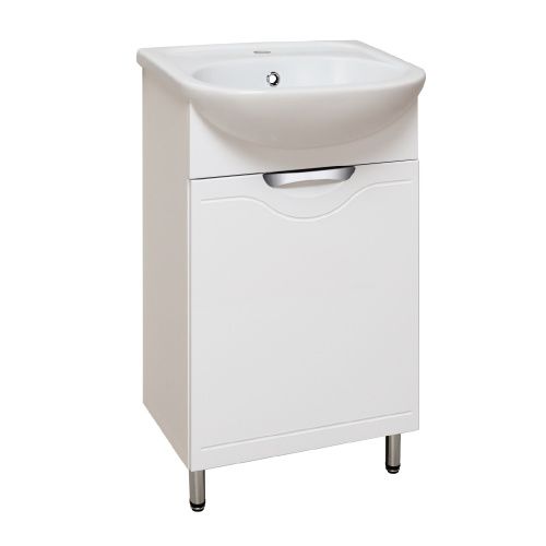 Тумба под раковину Runo Фортуна 00000001135 50х30 напольная цвет белый