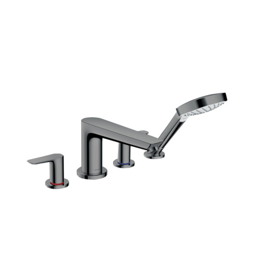 Смеситель Hansgrohe Talis E 71748340 на борт ванны вороненая сталь