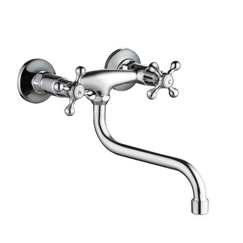 Смеситель для кухни WesnaArt Rassvet RAS02-190 настенный хром