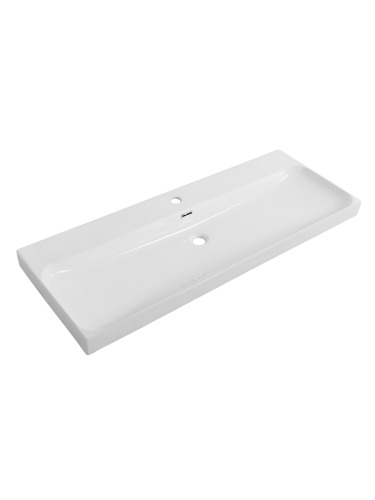 Раковина керамическая BelBagno MARINO-CER BB-8078-120 120х50 накладная цвет белый 1 отверстие под смеситель