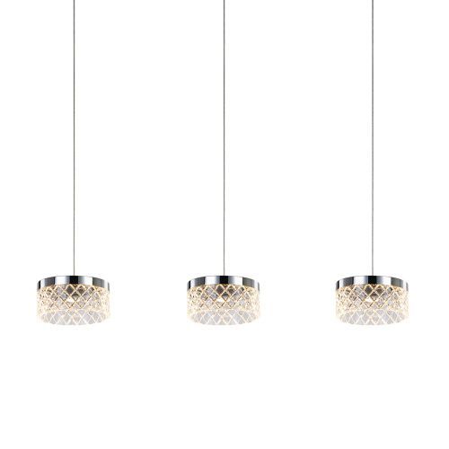 Светильник подвесной Delight Collection Diamond cut (Диамонд цут) MD21020075-3B chrome