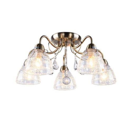 Люстра потолочная Arte Lamp Rugiada (Ругиада) A1658PL-5AB