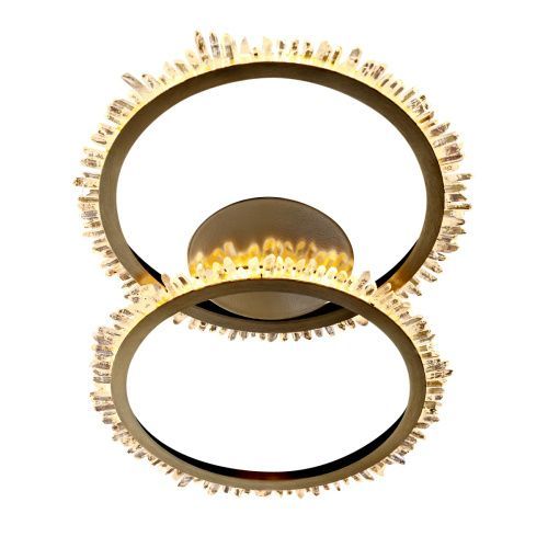 Светильник потолочный Delight Collection Quartz Halo (Куартз Хало) MX20020154-2A satin gold