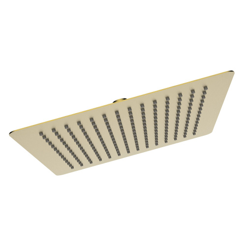 Верхний душ Clever SLIM INOX AIR 61963 золото брашированное