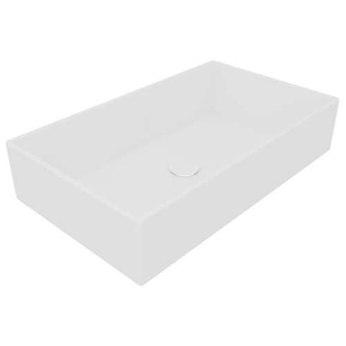 Раковина GSG Ceramic Design Box 60см BXLA60000 накладная цвет белый