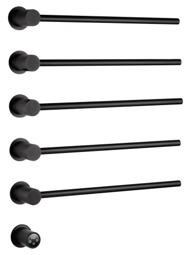 Полотенцесушитель электрический Wonzon & Woghand Hamburg WW-AL315-MB 45х65 черный
