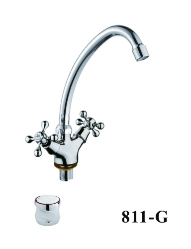 Смеситель для кухни D-Lin D153811-G на мойку хром