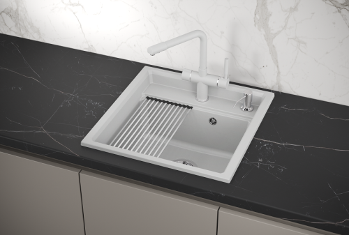 Кухонная мойка Granula Kitchen Space 5002, АРКТИК 51x50 цвет арктик