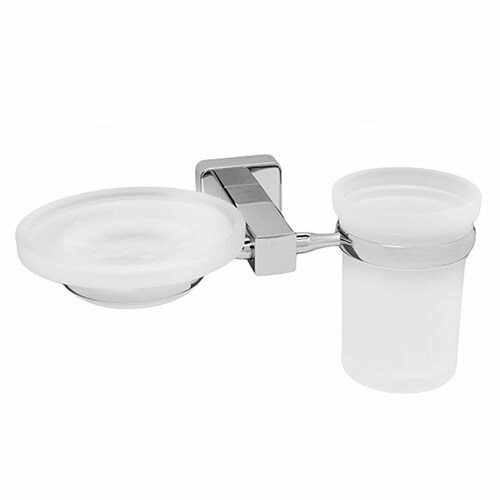 Стакан с мыльницей WasserKRAFT 6526