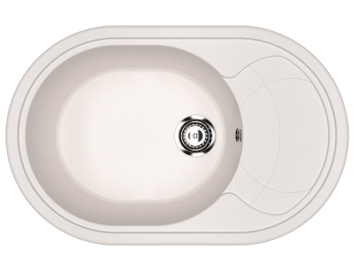 Кухонная мойка Ulgran Classic U-610-331 78х50 цвет белый