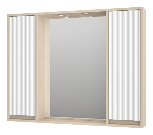 Зеркало-шкаф Brevita Balaton BAL-04100-03-01 98х14х80 подвесной Зеркало-шкаф Brevita Balaton BAL-04100-03-01 98х14х80 подвесной