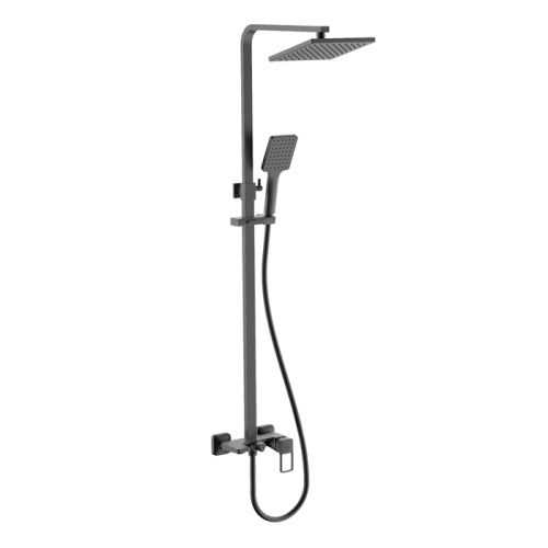 Душевая стойка IDDIS Bild BILBL1Fi06 настенная цвет черный