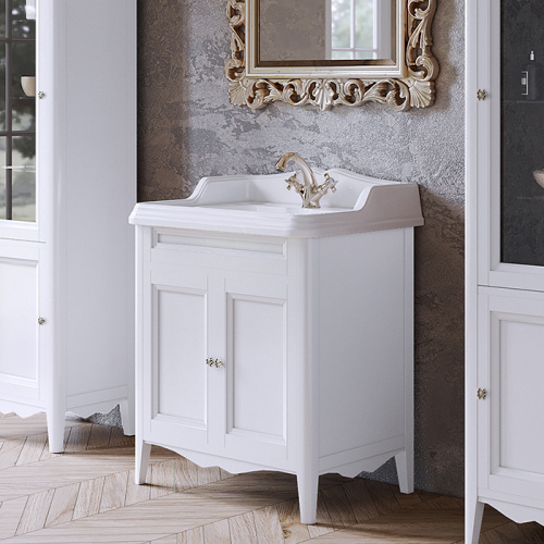 Тумба с раковиной TW collection Veronica NUOVO VER2073-B+AR834bi*1 комплект  73х54х94