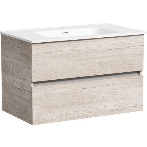 Тумба под раковину Sancos Urban UR80EG 80х50 подвесная цвет коричневый