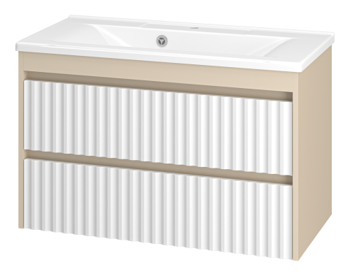 Тумба под раковину Brevita Balaton BAL-06090-03-012Я 88х44х54 подвесная