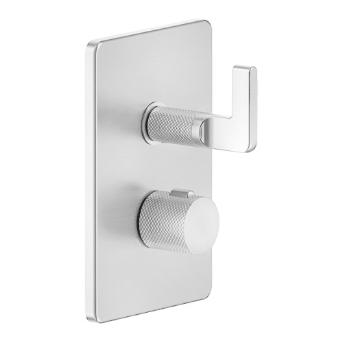 Смеситель для душа Gessi Inciso 58132#031 встраиваемый в стену хром с термостатом (внешняя часть)