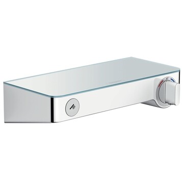 Смеситель Hansgrohe Ecostat Select 13171400 настенный хром/белый с термостатом