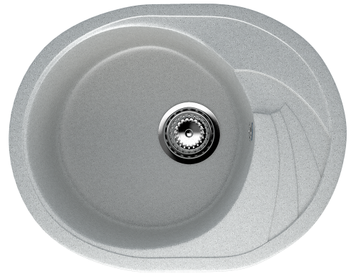 Кухонная мойка Ulgran Classic U-403-310 58х47 цвет серый